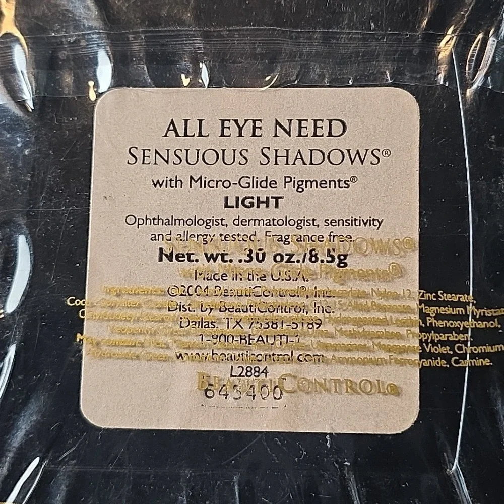 Beauticontrol All Eye Need Sensuous Shadows LIGHT New‎ Unopened Y2K Make-up